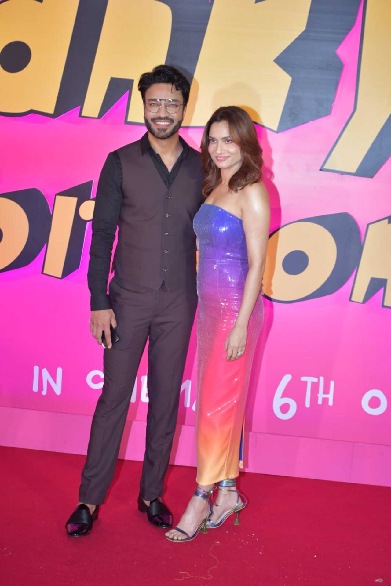 Ankita Lokhande attended the premiere with Vicky Jain